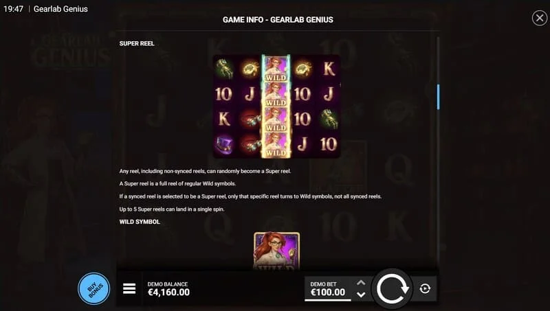Gearlab Genius - mreža 5x4 sa aktivnim multiplikatorima iznad vertikala